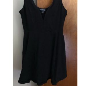 Express romper in black, size small